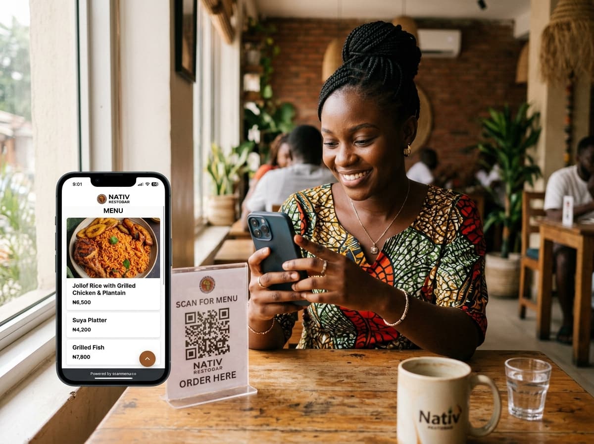 Zero Friction Mobile Scan Interface showing product details in Naira