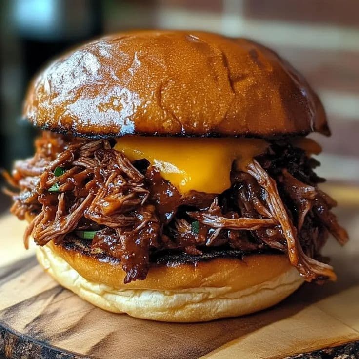 Pulled Beef Burger
