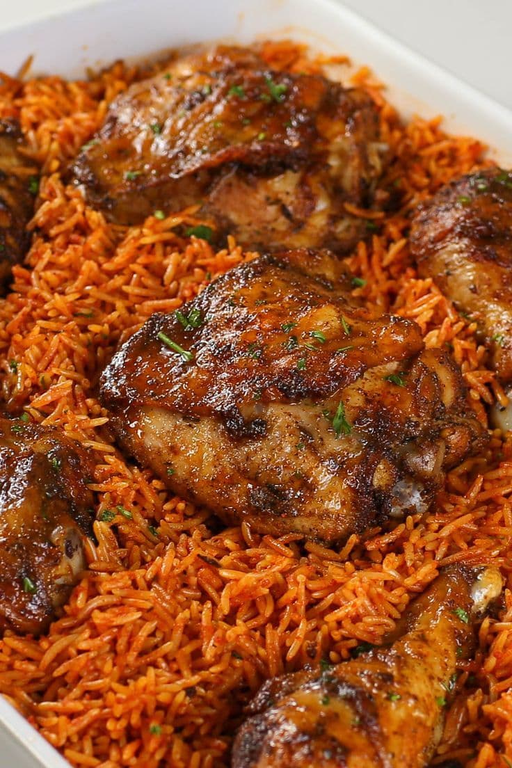 Jollof Rice & Chicken
