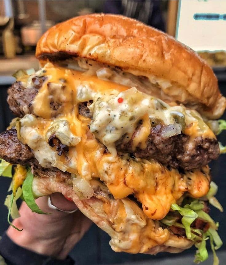 Fully filled Burger